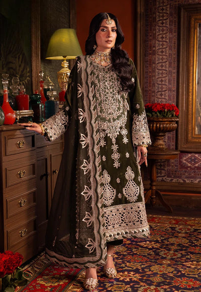 Unstitched Embroidered Lawn 3Pc Suit