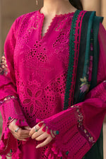 Unstitched Embroidered Lawn 3Pc Suit
