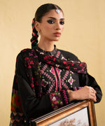 Unstitched Embroidered Lawn 3Pc Suit