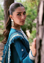 Unstitched Embroidered Lawn 3Pc Suit