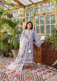 Unstitched Embroidered Lawn 3Pc Suit