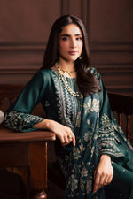 Unstitched Embroidered Lawn 3Pc Suit