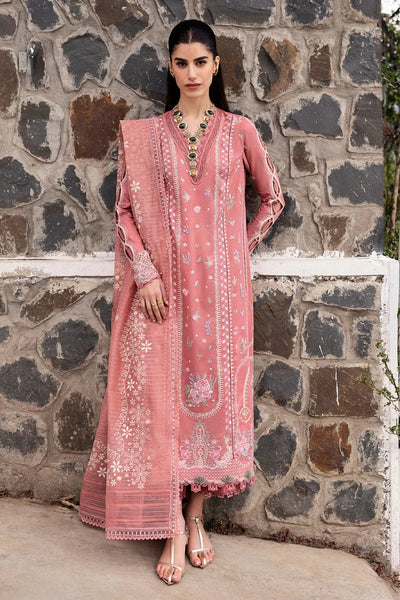 Unstitched Embroidered Lawn 3Pc Suit