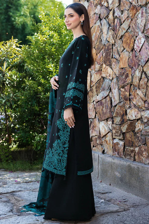 Unstitched Embroidered Lawn 3Pc Suit