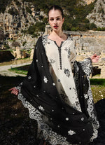 Unstitched Embroidered Lawn 3Pc Suit