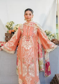 Unstitched Embroidered Lawn 3Pc Suit