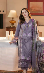 Unstitched Embroidered Lawn 3Pc Suit