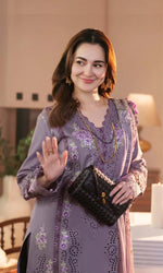 Unstitched Embroidered Lawn 3Pc Suit