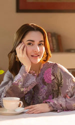 Unstitched Embroidered Lawn 3Pc Suit