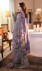 Unstitched Embroidered Lawn 3Pc Suit