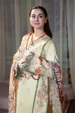 Unstitched Embroidered Lawn 3Pc Suit