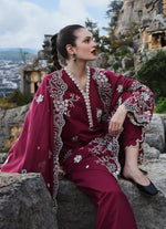 Unstitched Embroidered Lawn 3Pc Suit