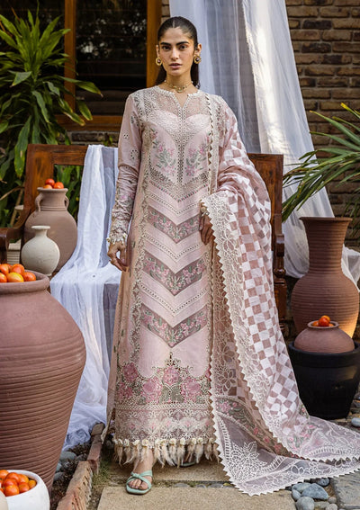 Unstitched Embroidered Lawn 3Pc Suit