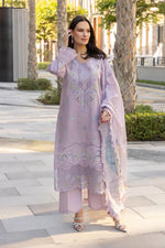 Unstitched Embroidered Lawn 3Pc Suit