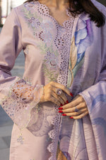 Unstitched Embroidered Lawn 3Pc Suit