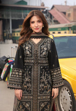 Unstitched Embroidered Lawn 3Pc Suit