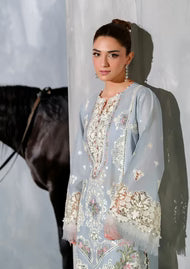 Unstitched Embroidered Lawn 3Pc Suit