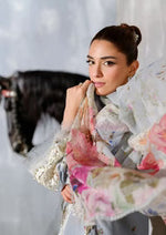Unstitched Embroidered Lawn 3Pc Suit