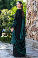 Unstitched Embroidered Lawn 3Pc Suit
