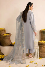 Unstitched Embroidered Lawn 3Pc Suit