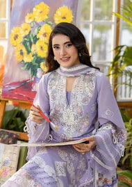 Unstitched Embroidered Lawn 3Pc Suit