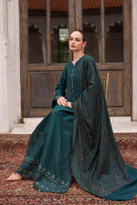 Unstitched Embroidered Lawn 3Pc Suit