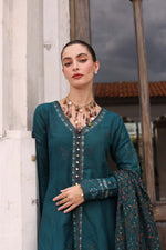 Unstitched Embroidered Lawn 3Pc Suit