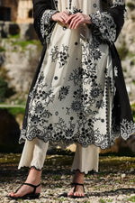 Unstitched Embroidered Lawn 3Pc Suit