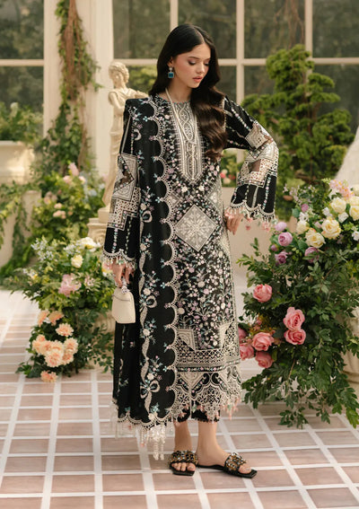 Unstitched Embroidered Lawn 3Pc Suit