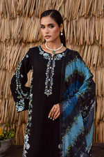 Unstitched Embroidered Lawn 3Pc Suit