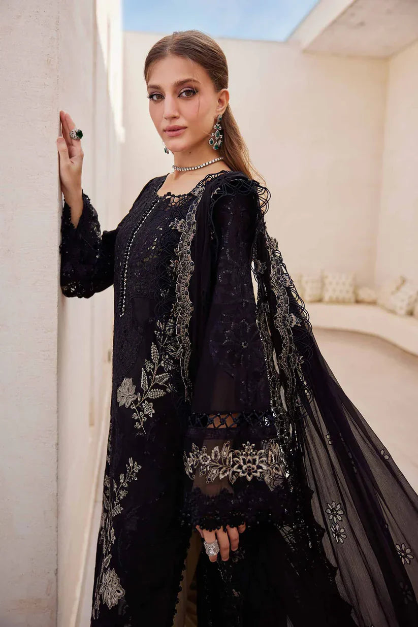 Unstitched Embroidered Lawn 3Pc Suit