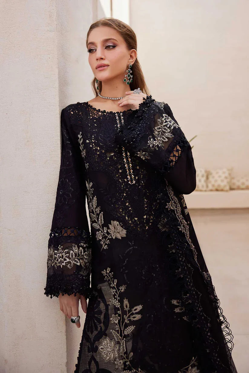 Unstitched Embroidered Lawn 3Pc Suit