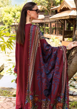 Unstitched Embroidered Lawn 3Pc Suit