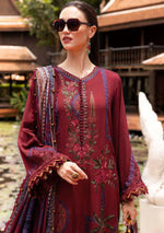 Unstitched Embroidered Lawn 3Pc Suit