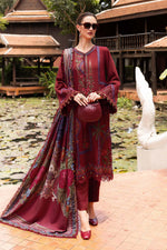 Unstitched Embroidered Lawn 3Pc Suit