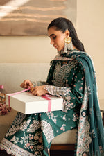 Unstitched Embroidered Lawn 3Pc Suit