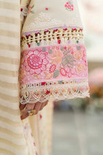 Unstitched Embroidered Lawn 3Pc Suit