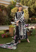 Unstitched Embroidered Lawn 3Pc Suit