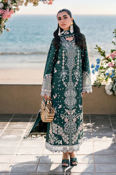 Unstitched Embroidered Lawn 3Pc Suit