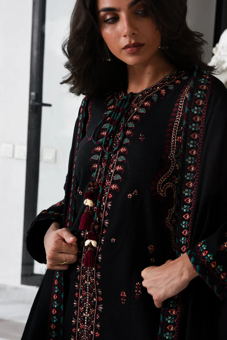 Unstitched Embroidered Lawn 3Pc Suit