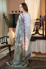 Unstitched Embroidered Lawn 3Pc Suit
