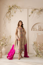 Unstitched Embroidered Lawn 3Pc Suit