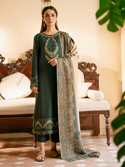 Unstitched Embroidered Lawn 3Pc Suit