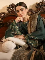 Unstitched Embroidered Lawn 3Pc Suit