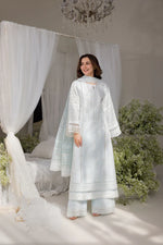 Unstitched Embroidered Lawn 3Pc Suit