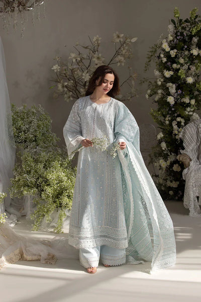 Unstitched Embroidered Lawn 3Pc Suit