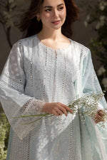 Unstitched Embroidered Lawn 3Pc Suit