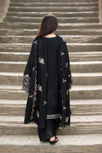 Unstitched Embroidered Lawn 3Pc Suit
