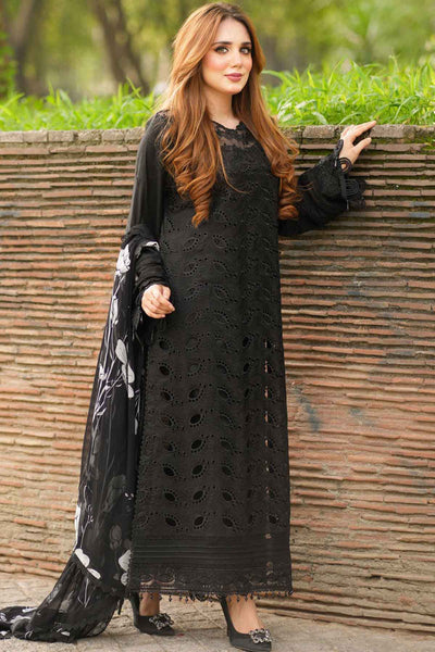 Unstitched Embroidered Lawn 3Pc Suit