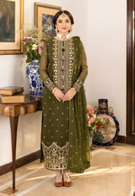 Unstitched Embroidered Lawn 3Pc Suit